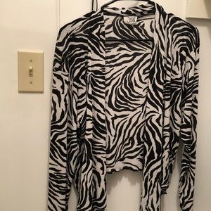 Zebra print! Dress up that plain top today!